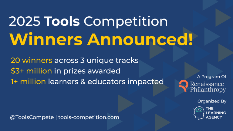 Tools Competition winners announced!